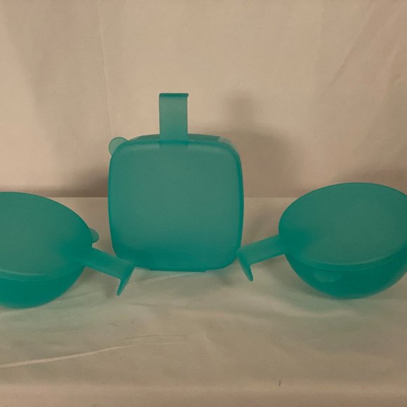 Set of 3 new Tupperware containers refrigerator - Picture 4 of 7